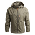 Men's Tactical Waterproof Hooded Military Jacket – Outdoor Sports Climbing Coat