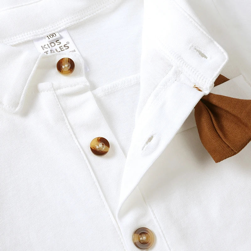 Formal Baby Clothes Boys Sets Cotton Long Sleeve Children's Top and Bottom Clothes Set 2 Pcs  Baby Boy Clothes 1-3 Years