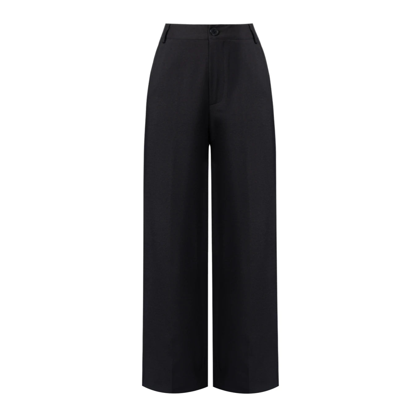 Women's Versatile Solid Color Smart Casual Suit Pants – Elegant Youthful Lady Trousers