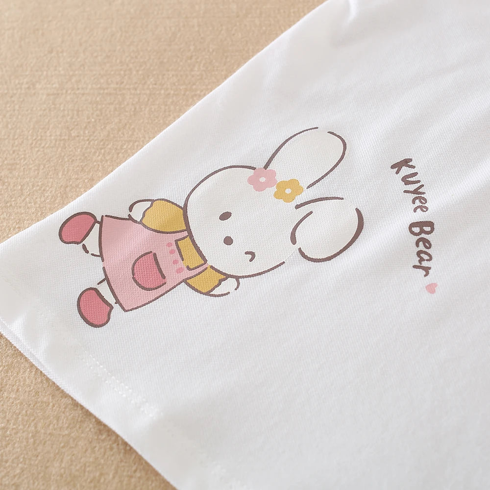 Girls Short Sleeve Cotton Top – Cute Casual Shirt for Ages 2–6