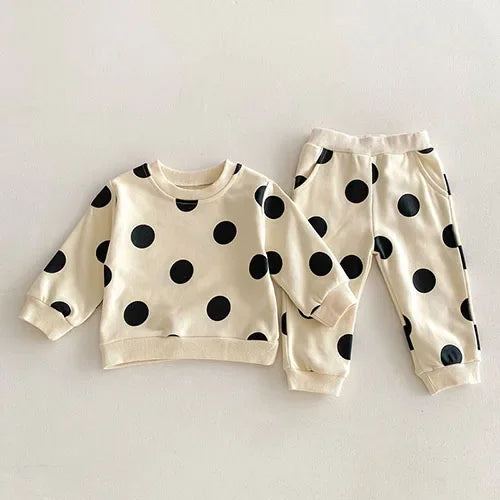 2025 New Spring 0-4Yrs Infant Baby Girls Clothing Set Long Sleeved Cotton Embroidery Pullover+Pants Toddler Baby Clothes Suit