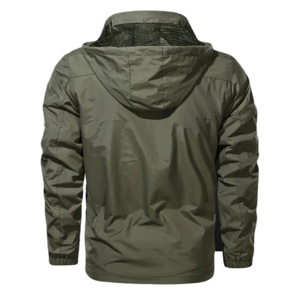 Men's Tactical Waterproof Hooded Streetwear Coat – Military Outdoor Climbing Jacket