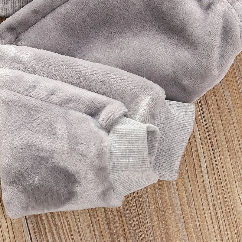 IYEAL Baby Boy Girl Clothes Pajamas Set Flannel Fleece Toddler Children Warm Sleepwear Kids Home Suit Pyjamas Nightwear 1-7Years