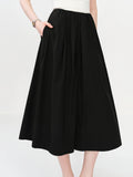 Women's Cozy Cotton A-Line Wide Leg Resort Pants – Casual Summer Outfit Trousers