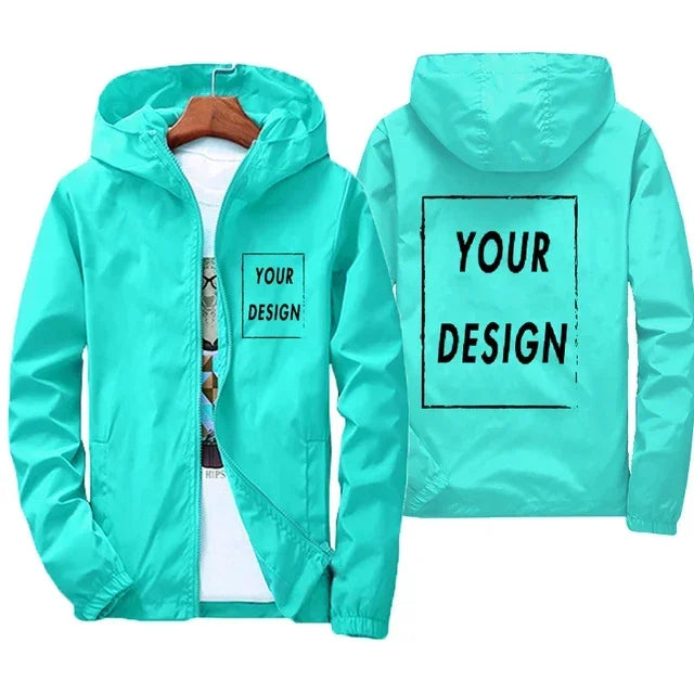 Men's Waterproof Large Size Windbreaker Jacket – Casual Black Outdoor Coat up to 7XL