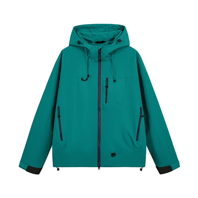 Unisex Waterproof Hooded Hiking Windbreaker Jacket – Outdoor Fishing Camping Coat
