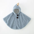 Baby Polar Fleece Windproof Cape Cloak – Cute Cartoon Warm Coat