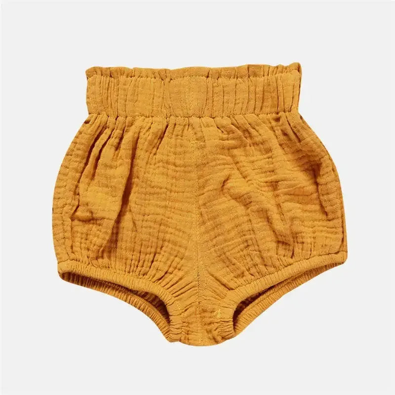 2025 Toddler Baby Summer Shorts Cotton Linen Cartoon Breathable Children Lounge Clothes for 3M-6T Boy Girl Korean Cute PP Pants