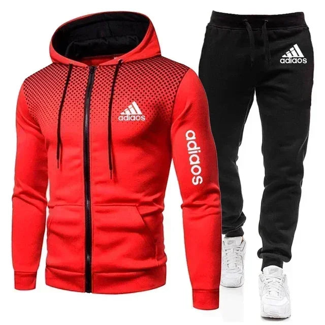 New Style Fashion Men Hoodie Fitness Gym Clothing Men Running Set Sportswear Jogger Men'smany Sorts Of Suit Sports