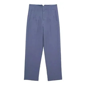 Women's Slim High Waist Pencil Pants – Vintage Solid Color Office Lady Trousers