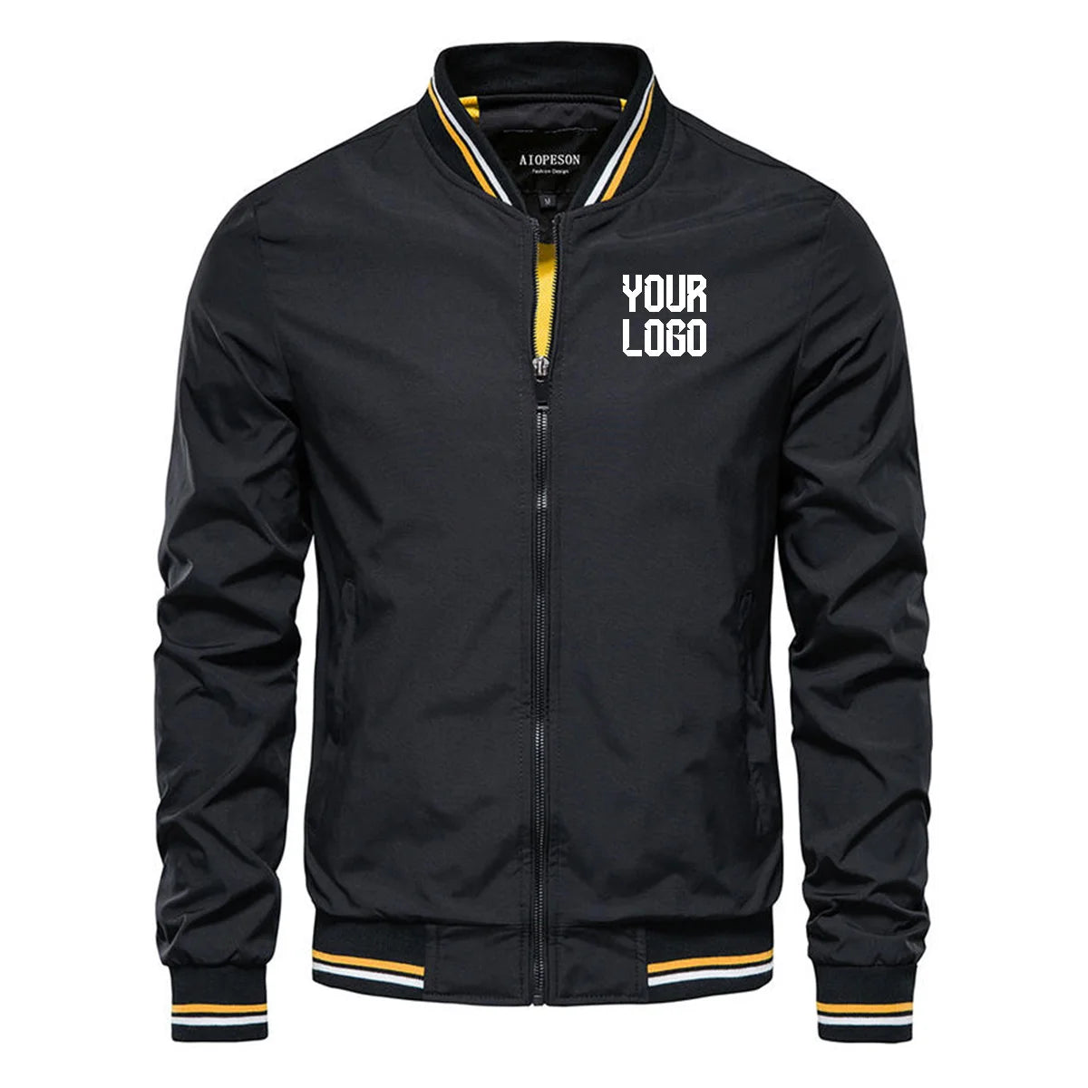 Men's Slim Fit Windproof Autumn Jacket – Customizable Fashion Coat