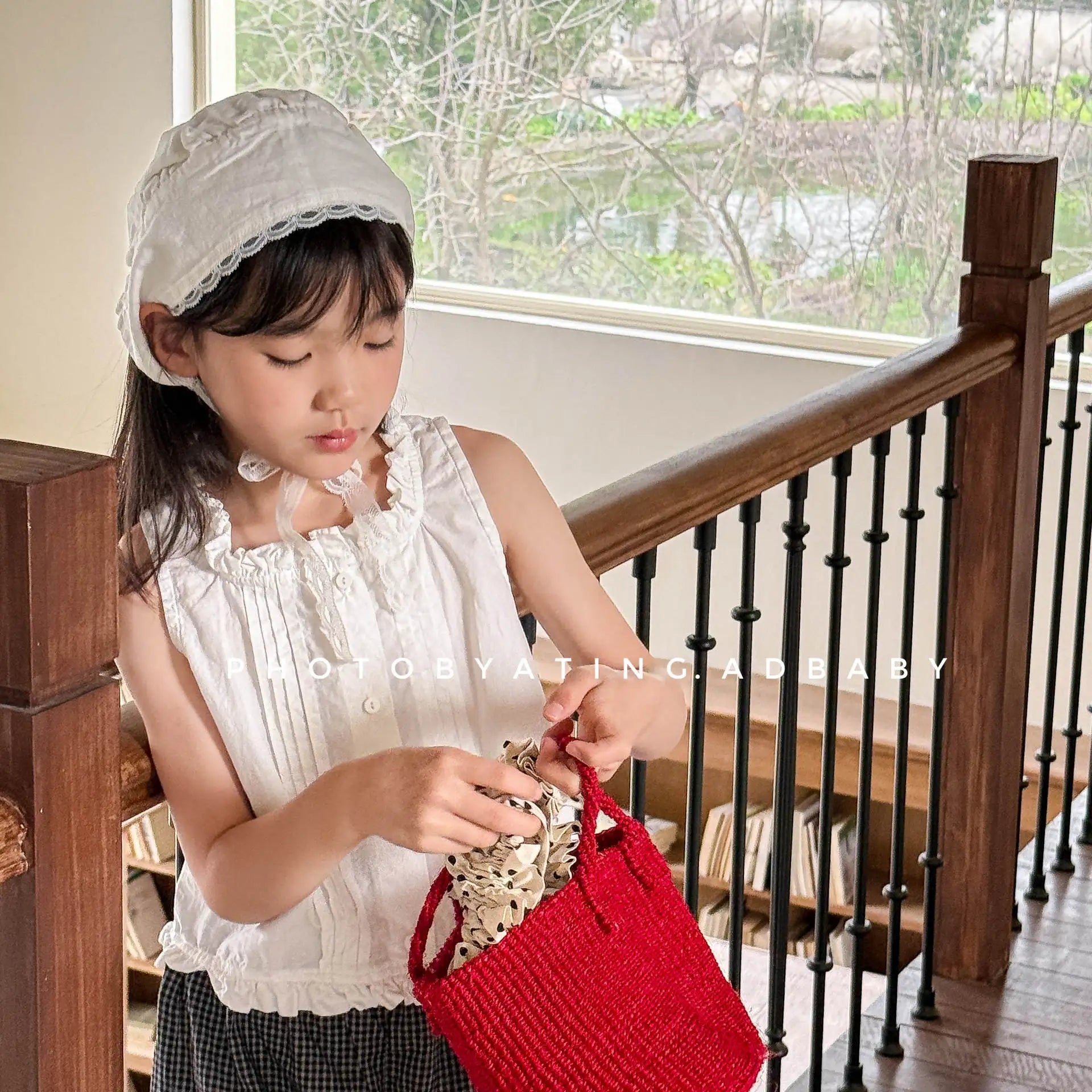 Girls Sleeveless Cotton Vest Top – Soft Summer Blouse for Toddlers
