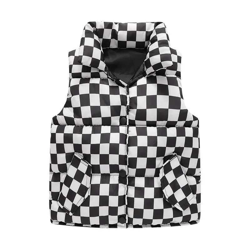 Kids Warm Cotton Waistcoat Vest Jacket – Sleeveless Padded Outerwear Coat