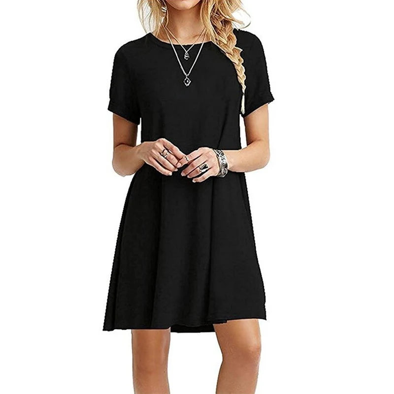 Casual Summer T-Shirt Dress