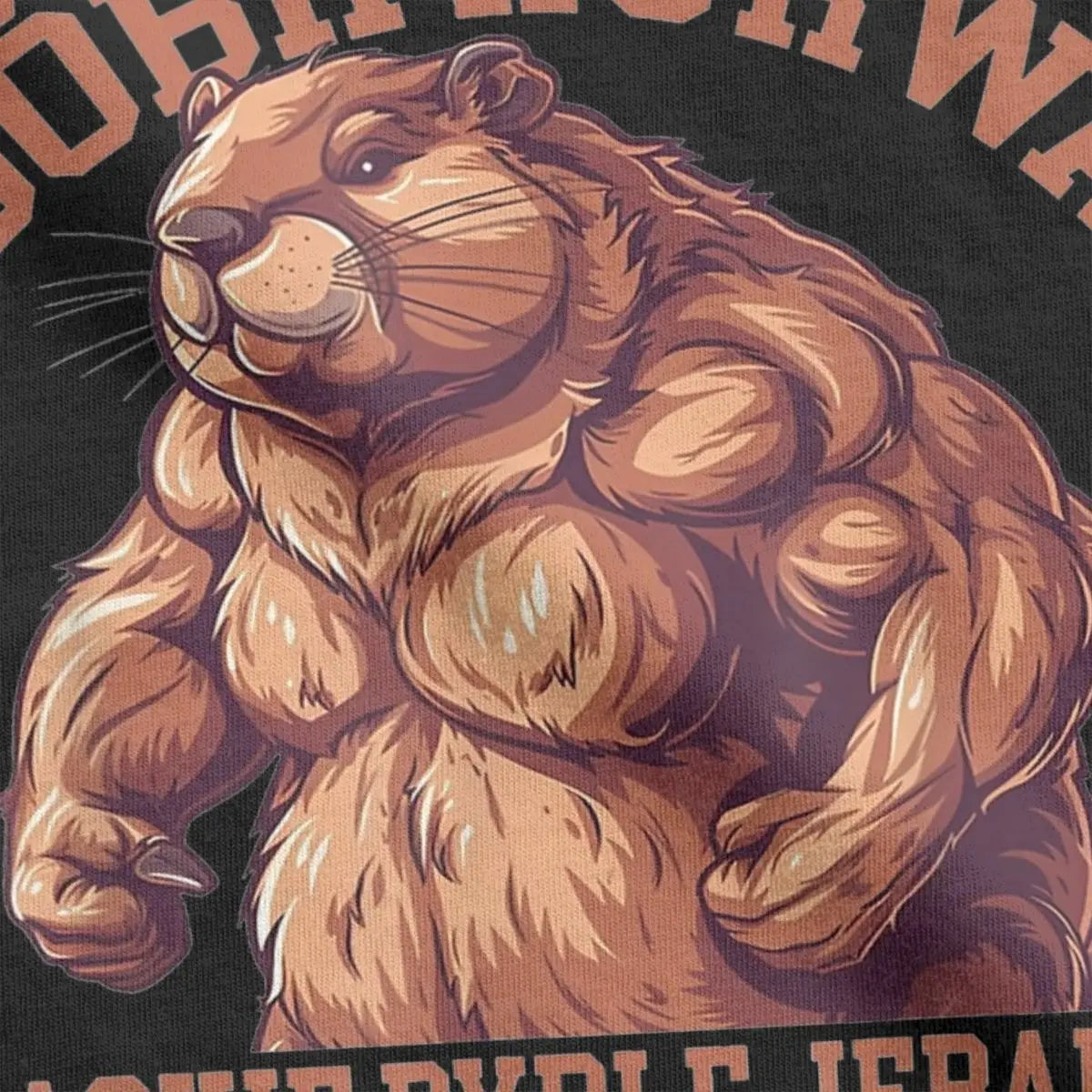 Unique Bobr Kurwa Bober Beaver T-Shirt for Men Round Neck 100% Cotton T Shirts Short Sleeve Tee Shirt Birthday Gift Tops
