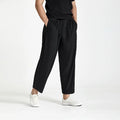 Summer Casual Pants Men Fashion Black Gray Straight Pants Men Streetwear Korean Loose Pleated Pants Mens Ice Silk Trousers S-2XL