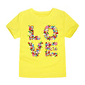 Girls Rainbow Cartoon Cotton T-Shirt – Colorful Summer Tee Ages 2–14