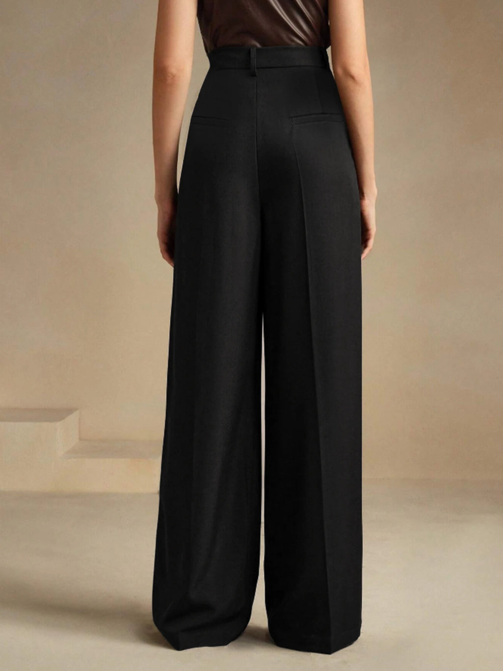 Women's Versatile Solid Color Smart Casual Suit Pants – Elegant Youthful Lady Trousers