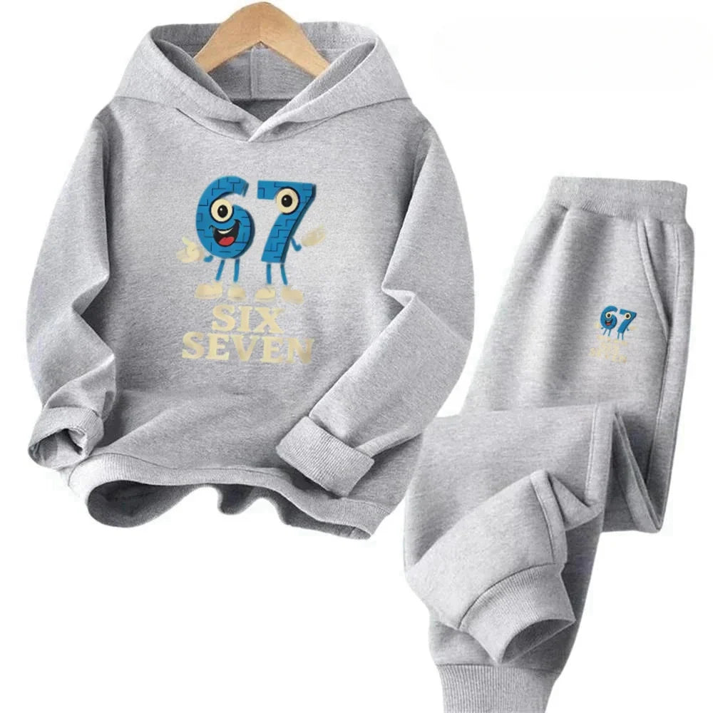 4-13Y 67 Trendy Kids Set Cartoon Mouse Design Cotton Blend Outfit Daily Playwear Discount Children's Fashion Trend Set