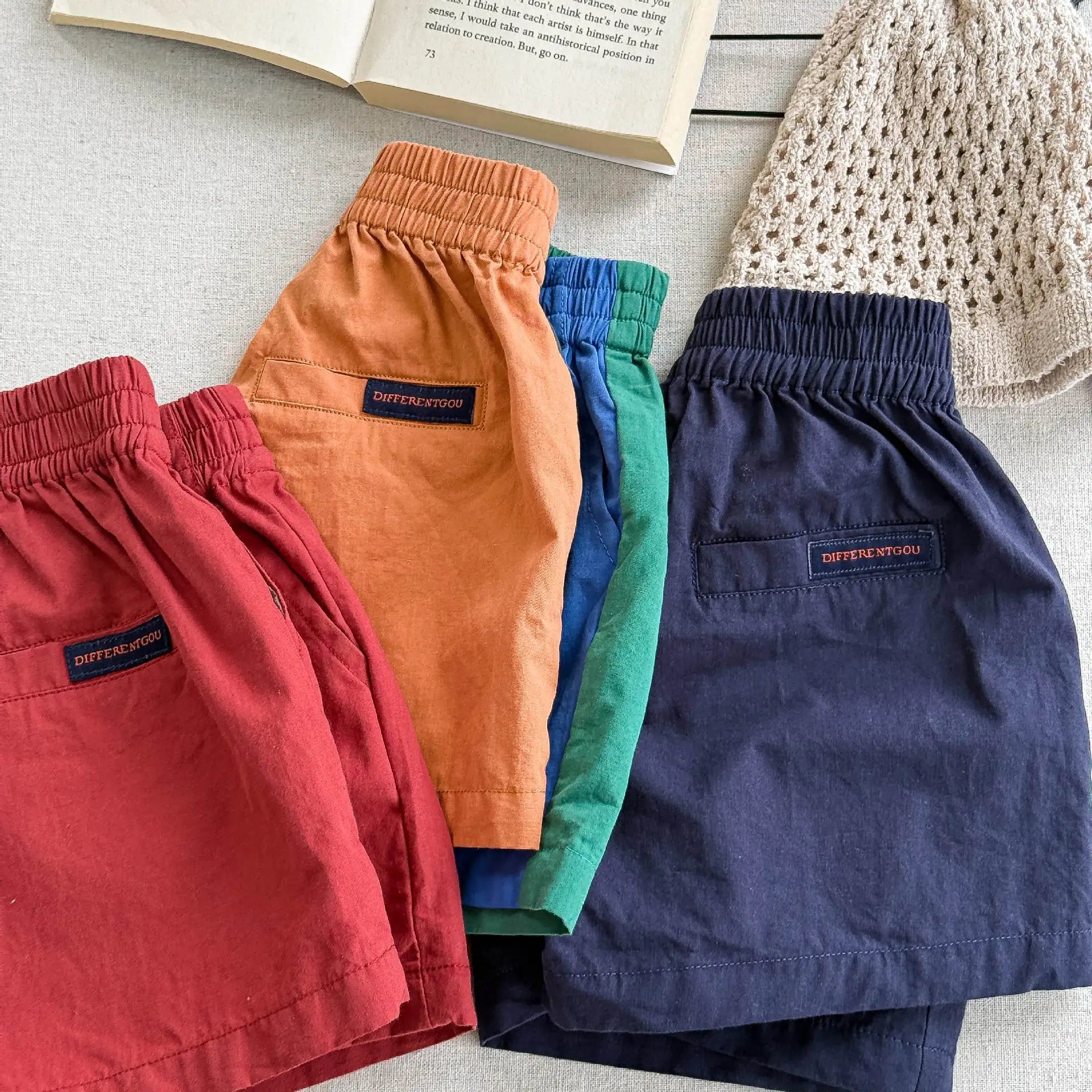 2026 Summer New Children Casual Shorts Fashion Cartoon Embroidery Girls Shorts Cotton Baby Boys Short Pants Kids Clothes