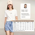 Women's Geometric O-Neck Antibacterial Cotton T-Shirt – Short Sleeve Casual Elastic Tee