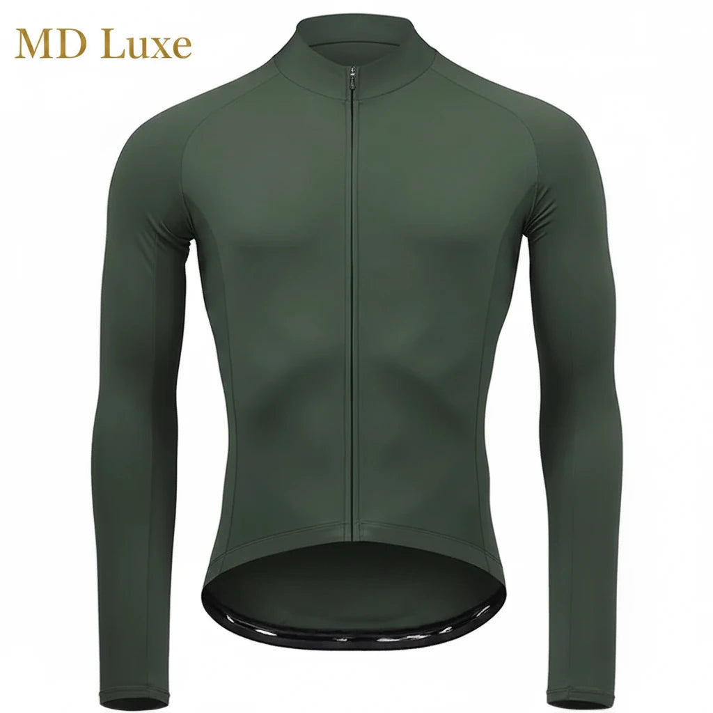 RAUDAX 2024 Man's Winter Cycling Clothing Long Sleeves Thermal Fleece Cycling Jersey Set Outdoor Keep Warm Road Bike Sportswear