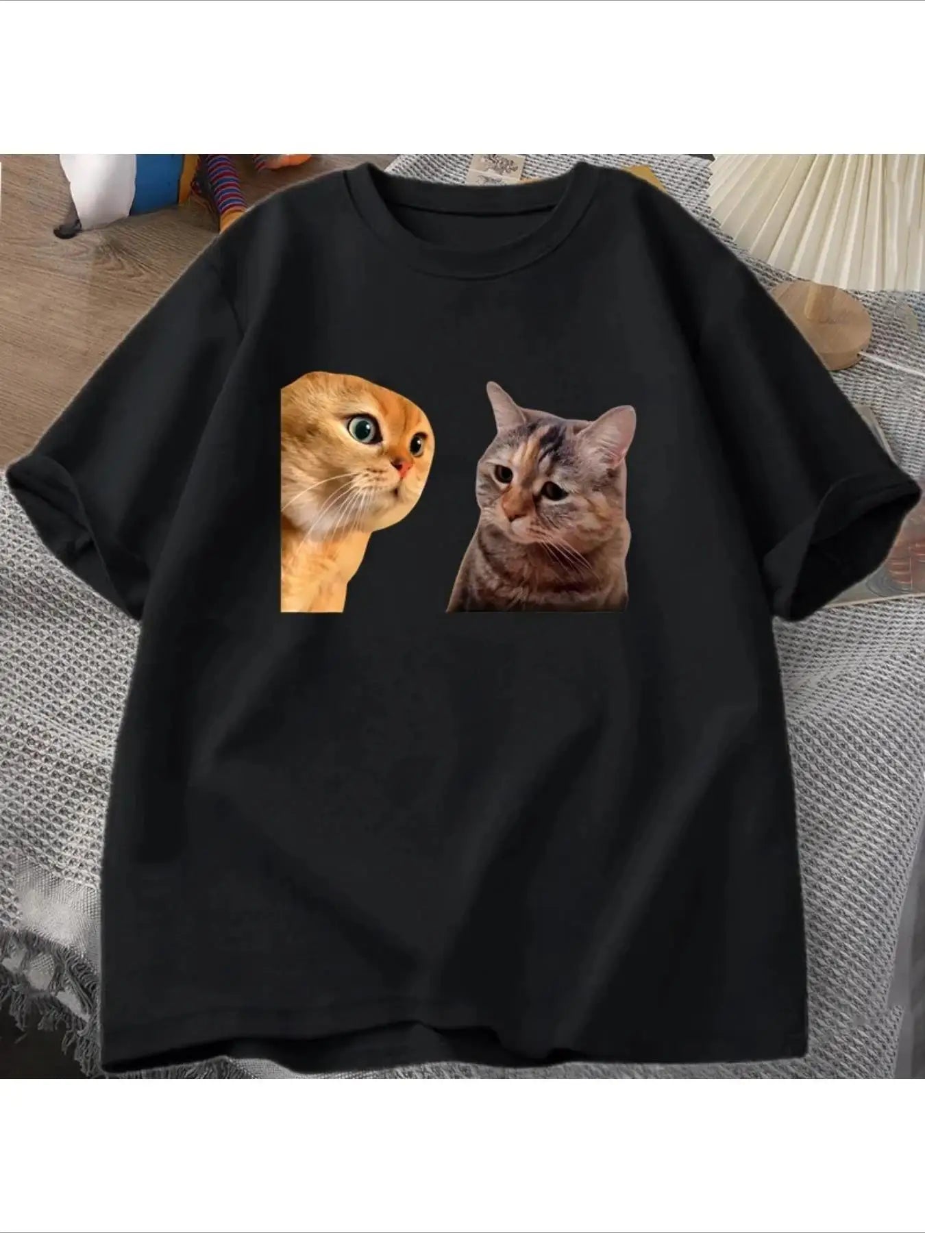 Xmas Holiday Oversized Unisex T-Shirt – 200g Cotton Funny Print Short Sleeve Tee