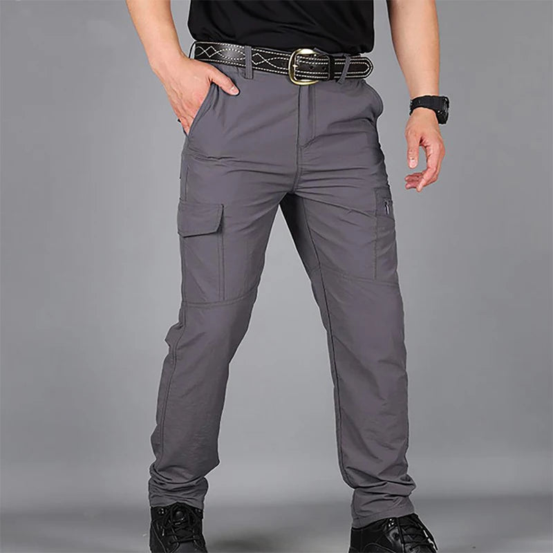 Men Pants Casual Cargo Pants Militari Tactic Army Trousers Male Breathable Waterproof Multi-Pockets Pant Size S-5XL Plus Size
